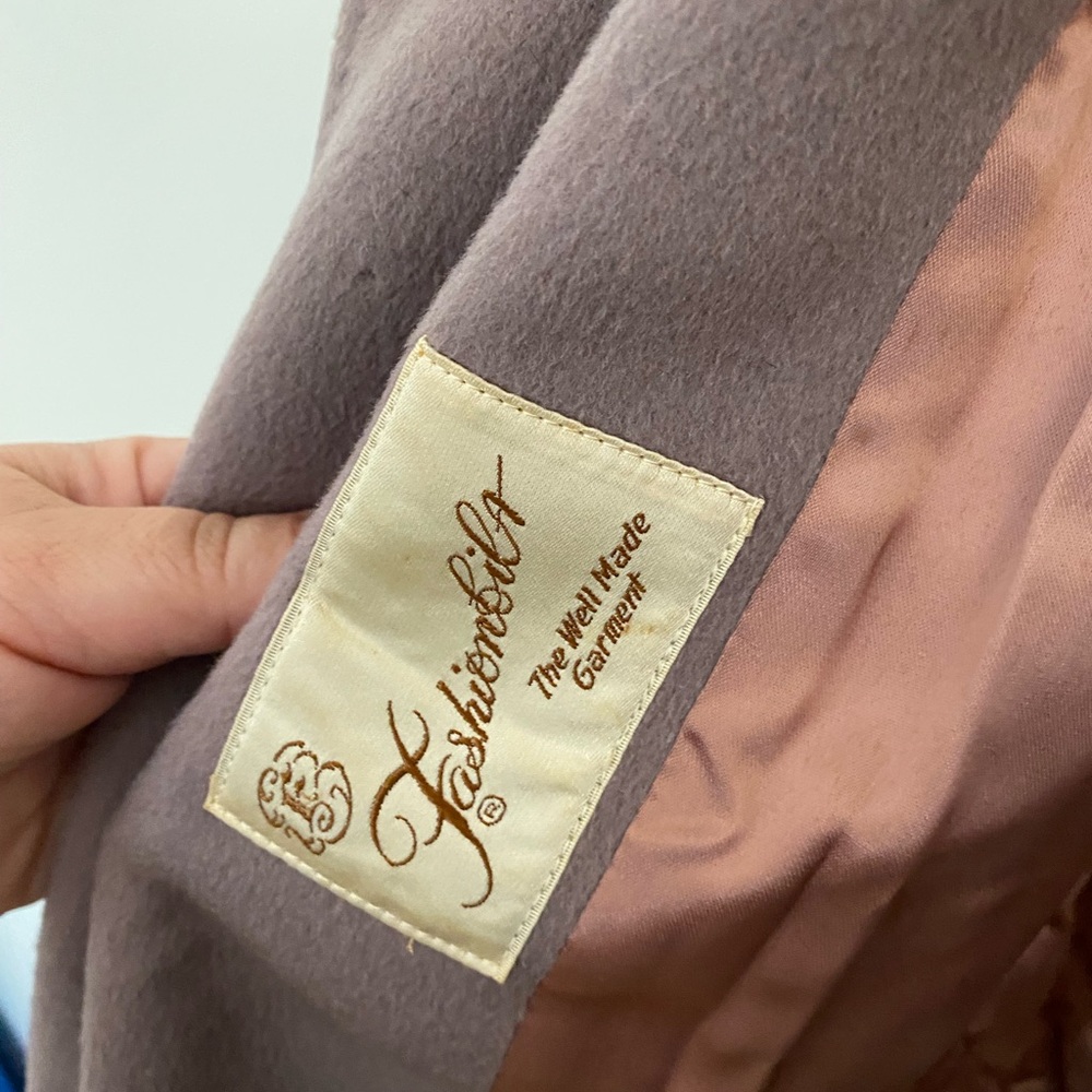 Vintage 1950s Mauve Car Coat by Fashionbilt - Picture 2 of 6